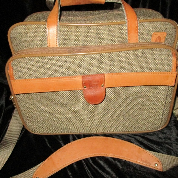 tweed travel bag